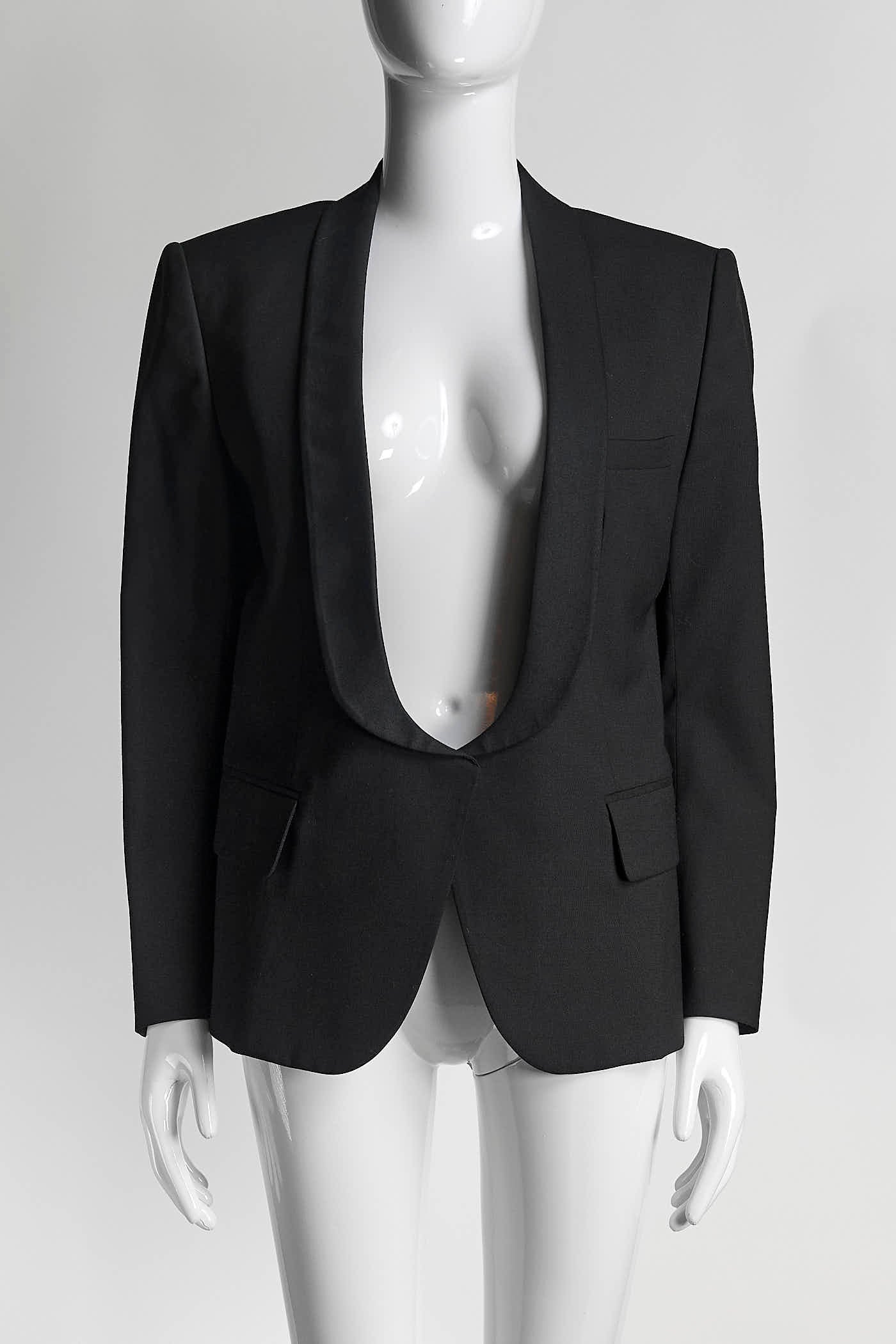 Balmain Black Blazer 44