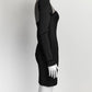 Balmain Black Mesh Mini Dress 34