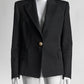 Balmain Black Wool Blazer 42