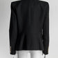 Balmain Black Wool Blazer 42