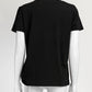 Balmain Logo Black Shirt with Logo Button S