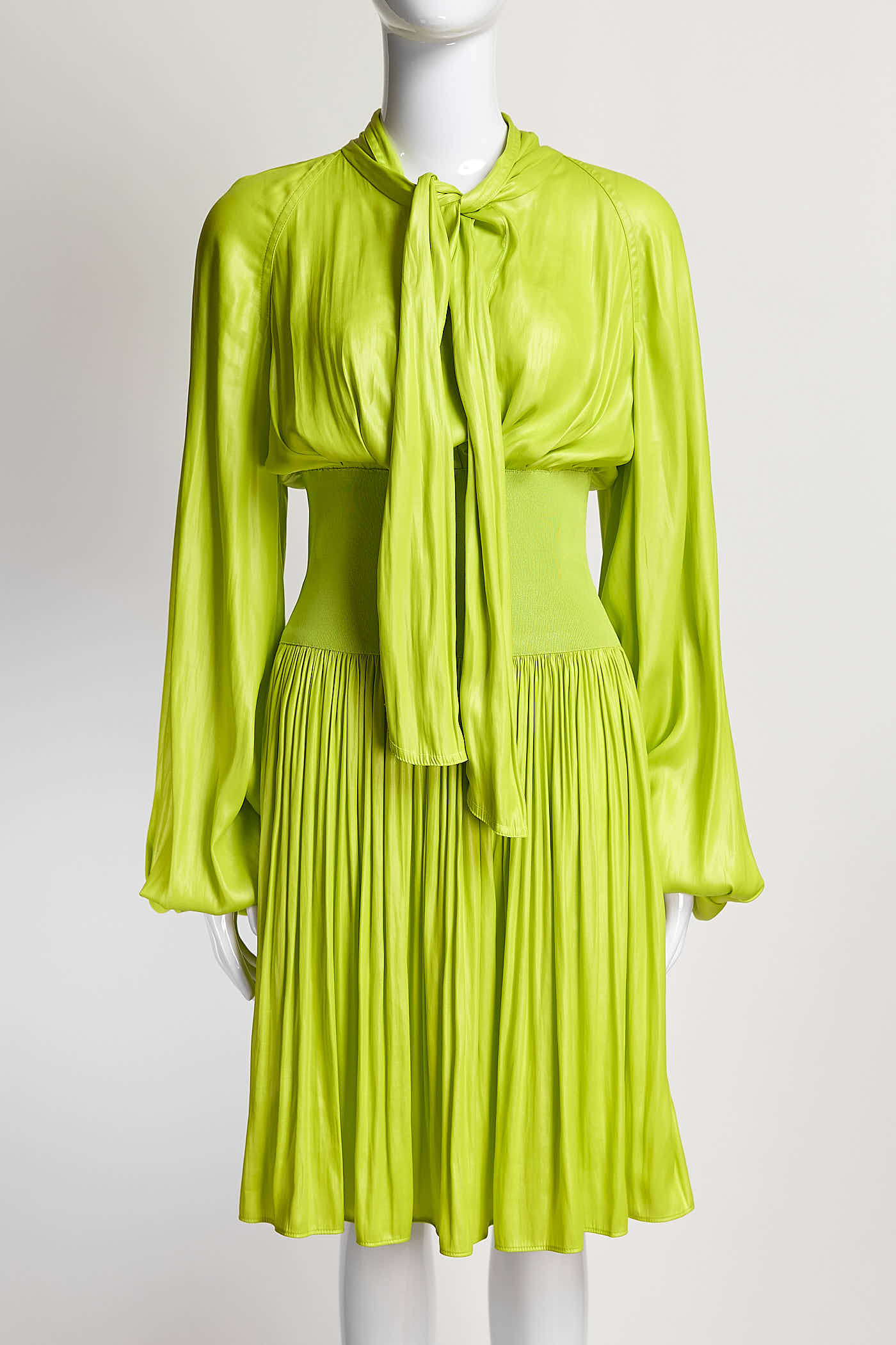 Bottega Veneta Green Dress w/Tie 40