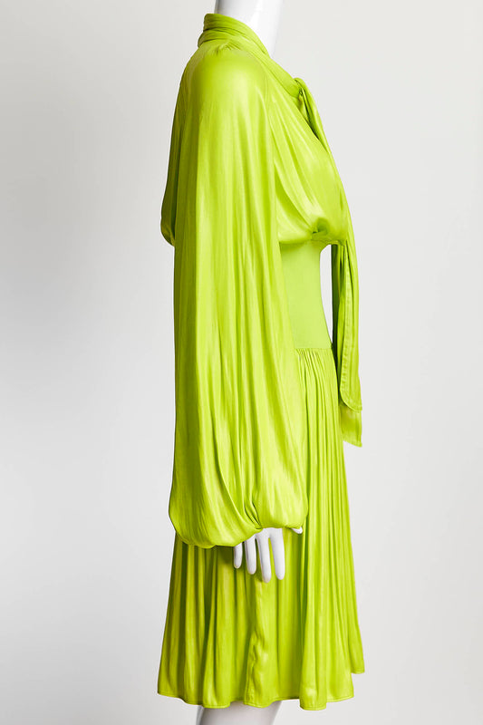 Bottega Veneta Green Dress w/Tie 40