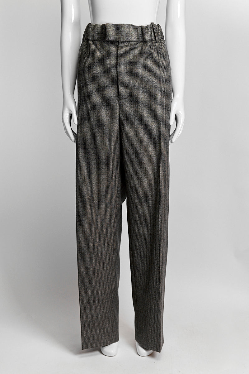 Bottega Veneta Grey Wool Trouser IT38