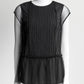 Brunello Cucinelli Black Sleeveless Blouse S