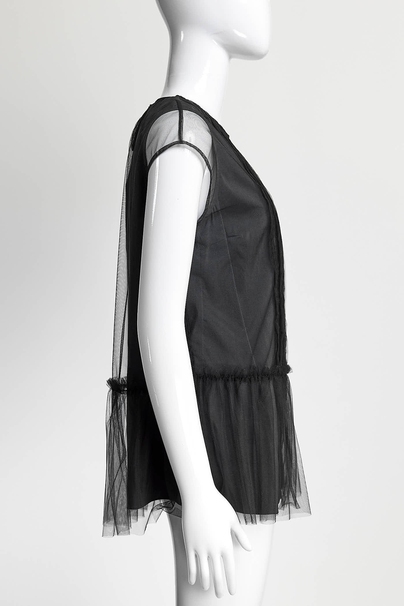 Brunello Cucinelli Black Sleeveless Blouse S