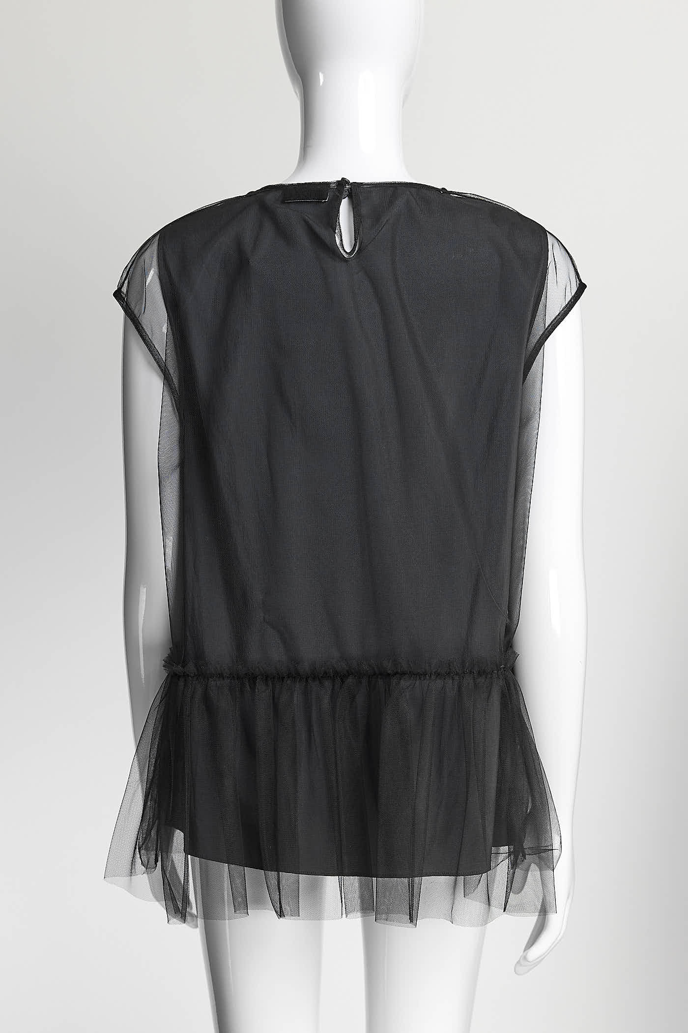 Brunello Cucinelli Black Sleeveless Blouse S