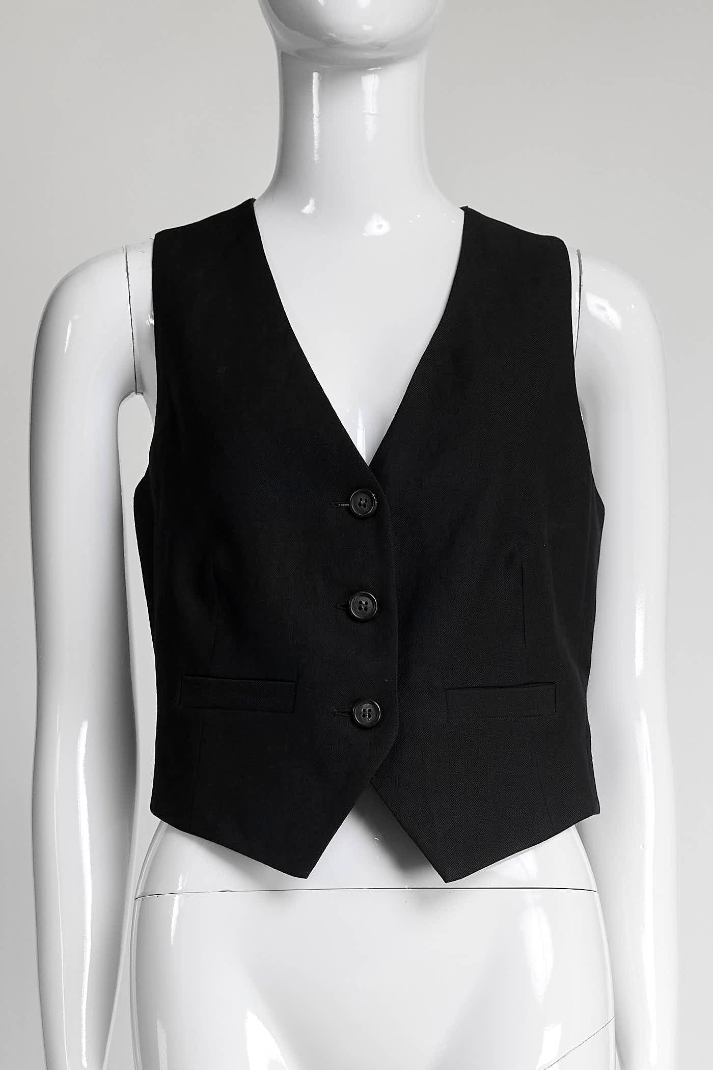 Brunello Cucinelli Black Vest 40