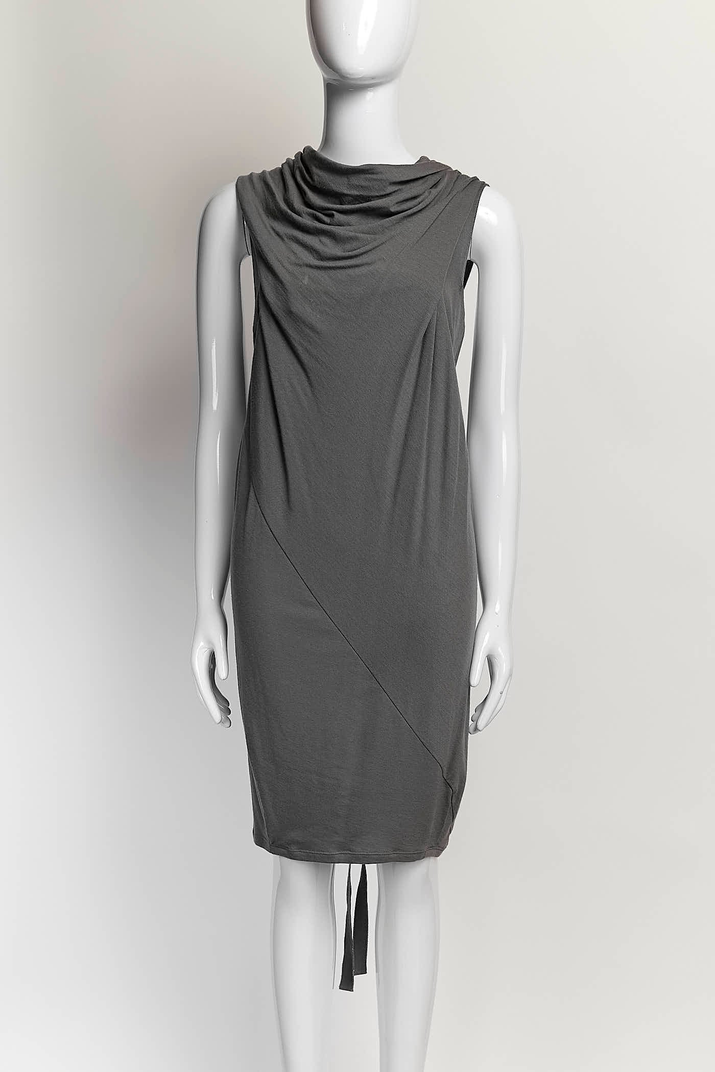 Brunello Cucinelli Cowl Neck Sleeveless Dress L