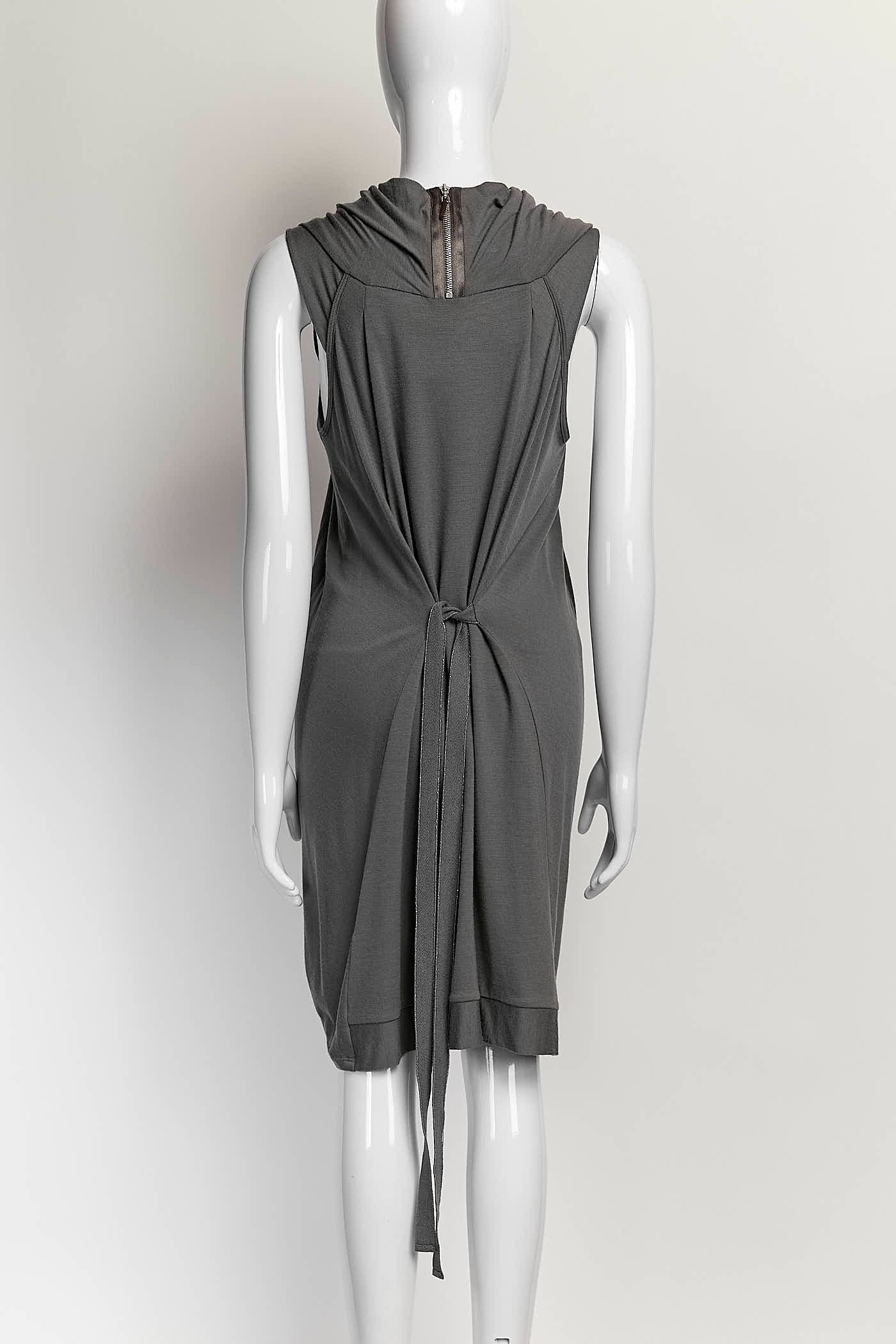 Brunello Cucinelli Cowl Neck Sleeveless Dress L