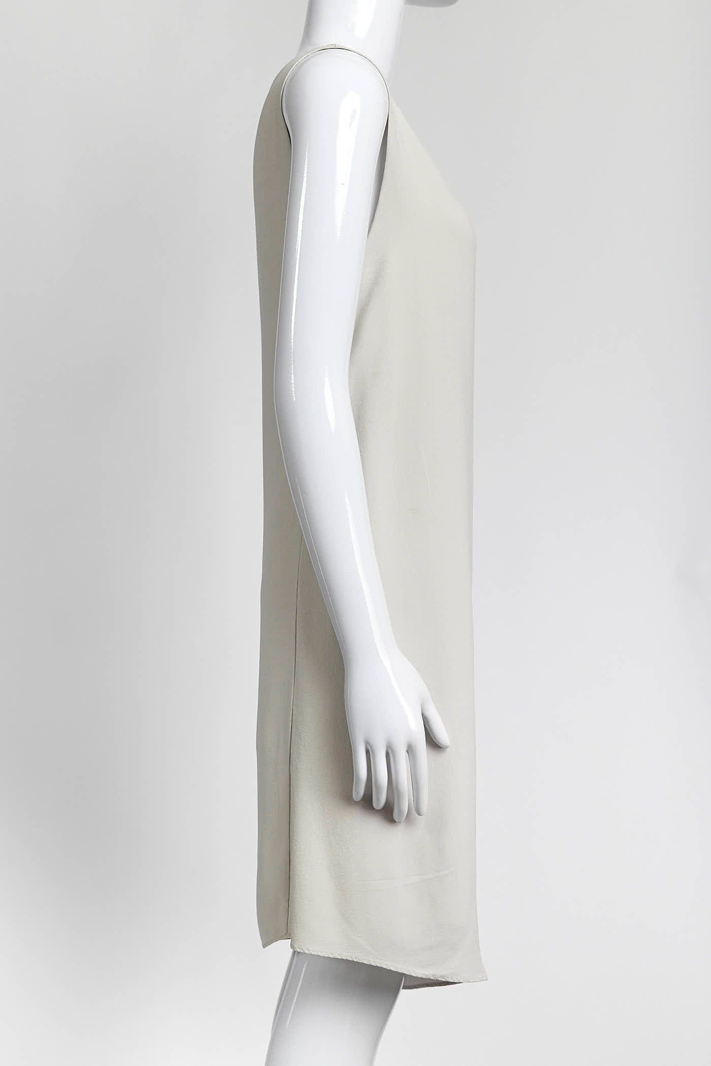 Brunello Cucinelli Cream Sleeveless Dress M