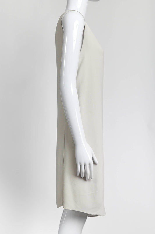 Brunello Cucinelli Cream Sleeveless Dress M