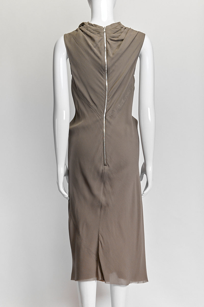 Rick Owens Grey Vicious Dress IT 44