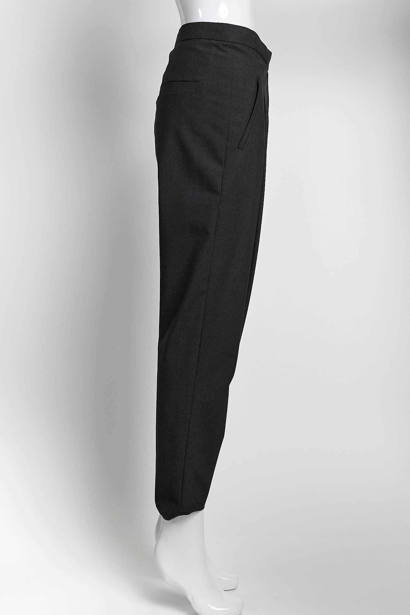 Brunello Cucinelli Grey Crystal Detail Trouser IT42