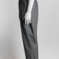 Brunello Cucinelli Grey Houndstooth Wool Trouser with Belt IT42