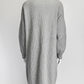 Brunello Cucinelli Grey Metallic Long Cardigan S