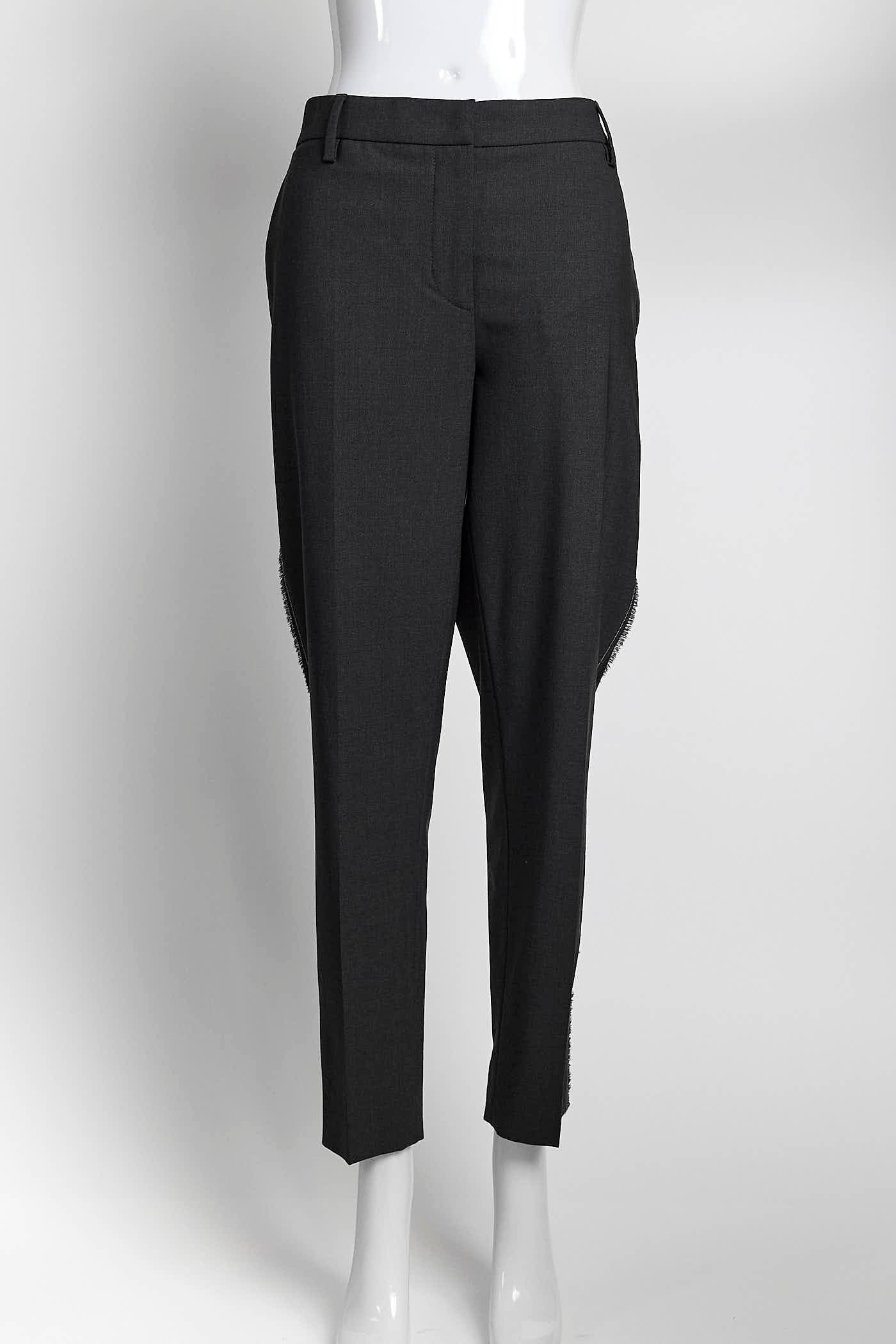 Brunello Cucinelli Grey Trouser with Monili 12