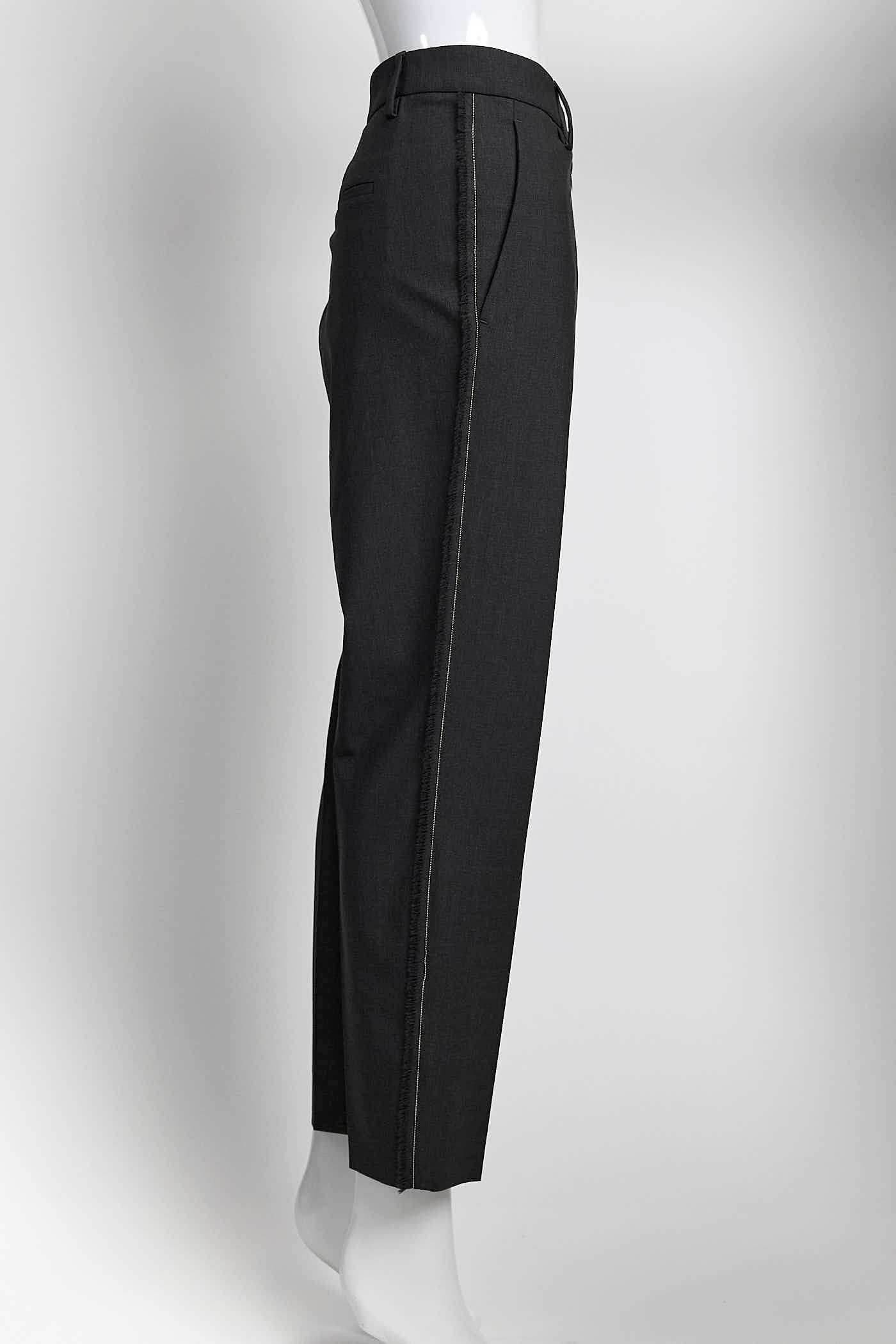 Brunello Cucinelli Grey Trouser with Monili 12