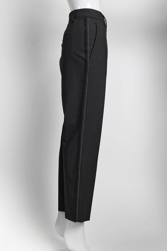 Brunello Cucinelli Grey Trouser with Monili 12