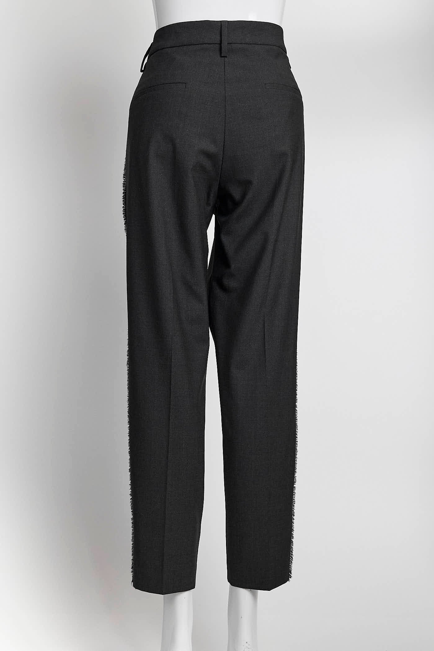 Brunello Cucinelli Grey Trouser with Monili 12