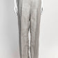 Brunello Cucinelli Silver Glitter Blazer and Pant Set  40