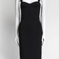 Burberry Black Bustier Dress 38