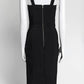 Burberry Black Bustier Dress 38