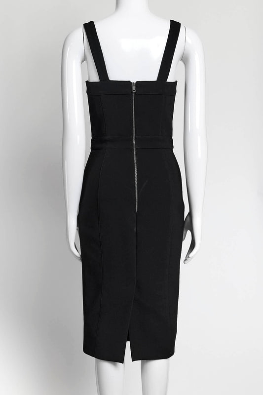Burberry Black Bustier Dress 38