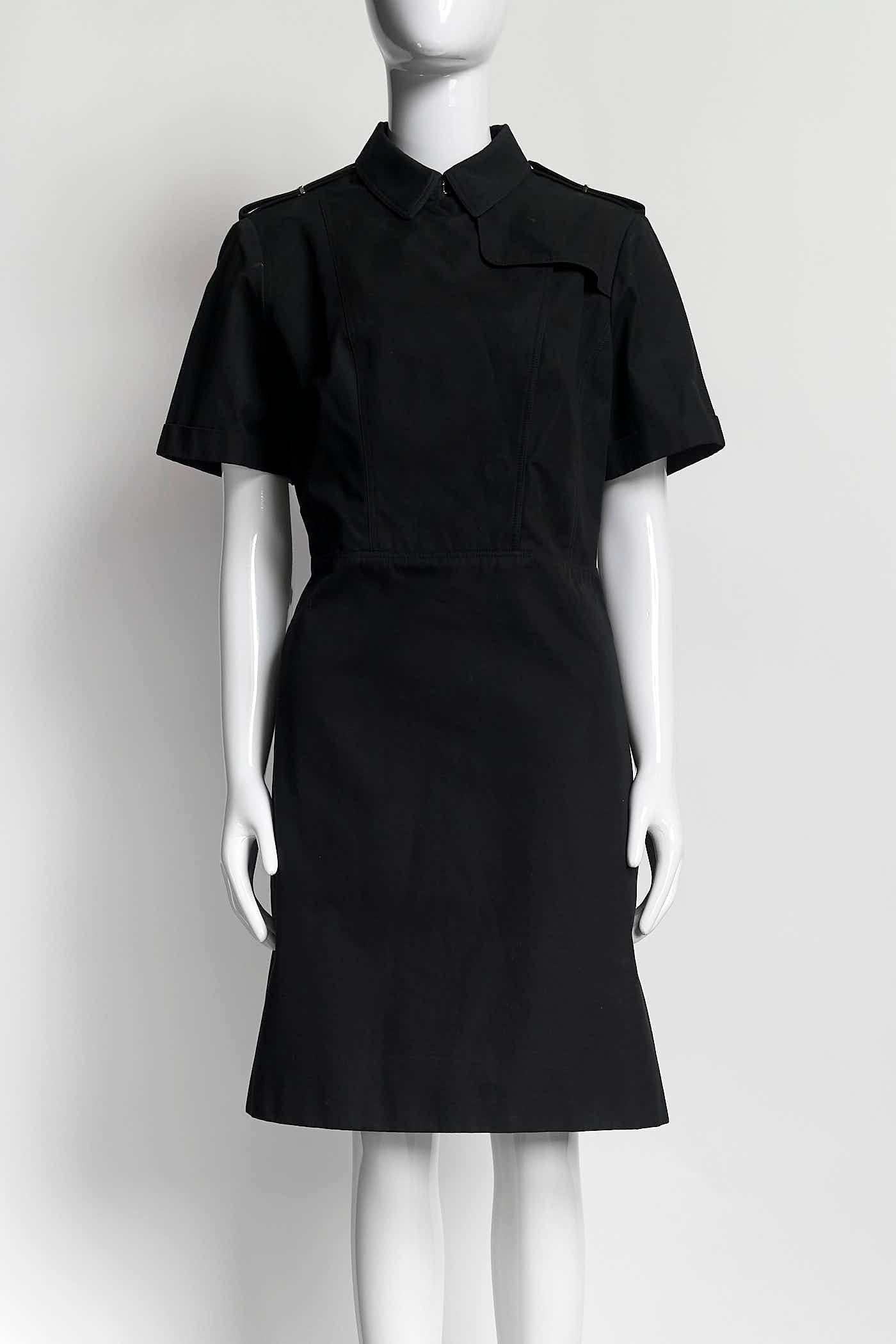 Burberry Black Trench Dress 14