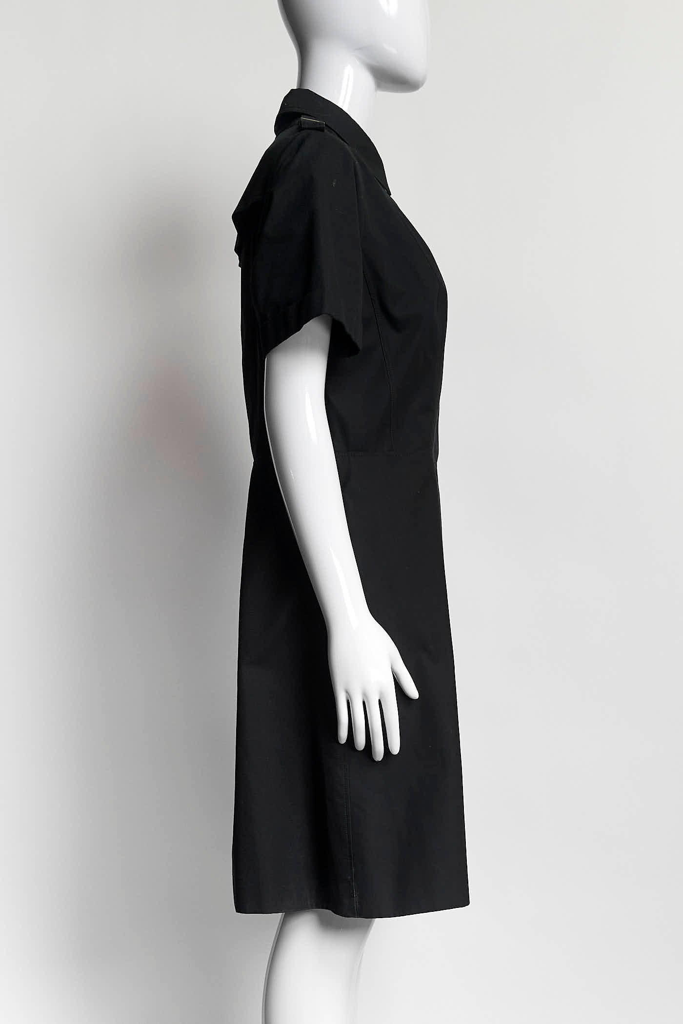 Burberry Black Trench Dress 14