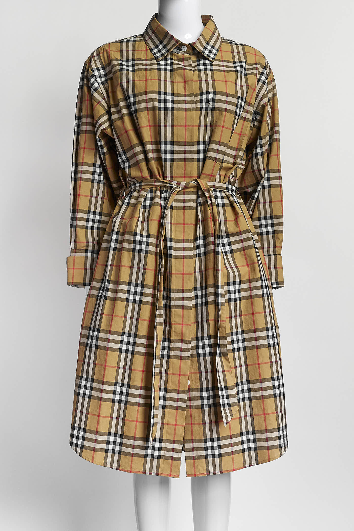 Burberry Check Shirt Dress 8