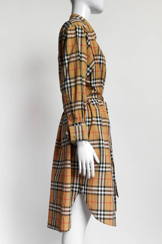 Burberry Check Shirt Dress 8