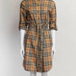 Burberry Check Short Shirt Dress UK4
