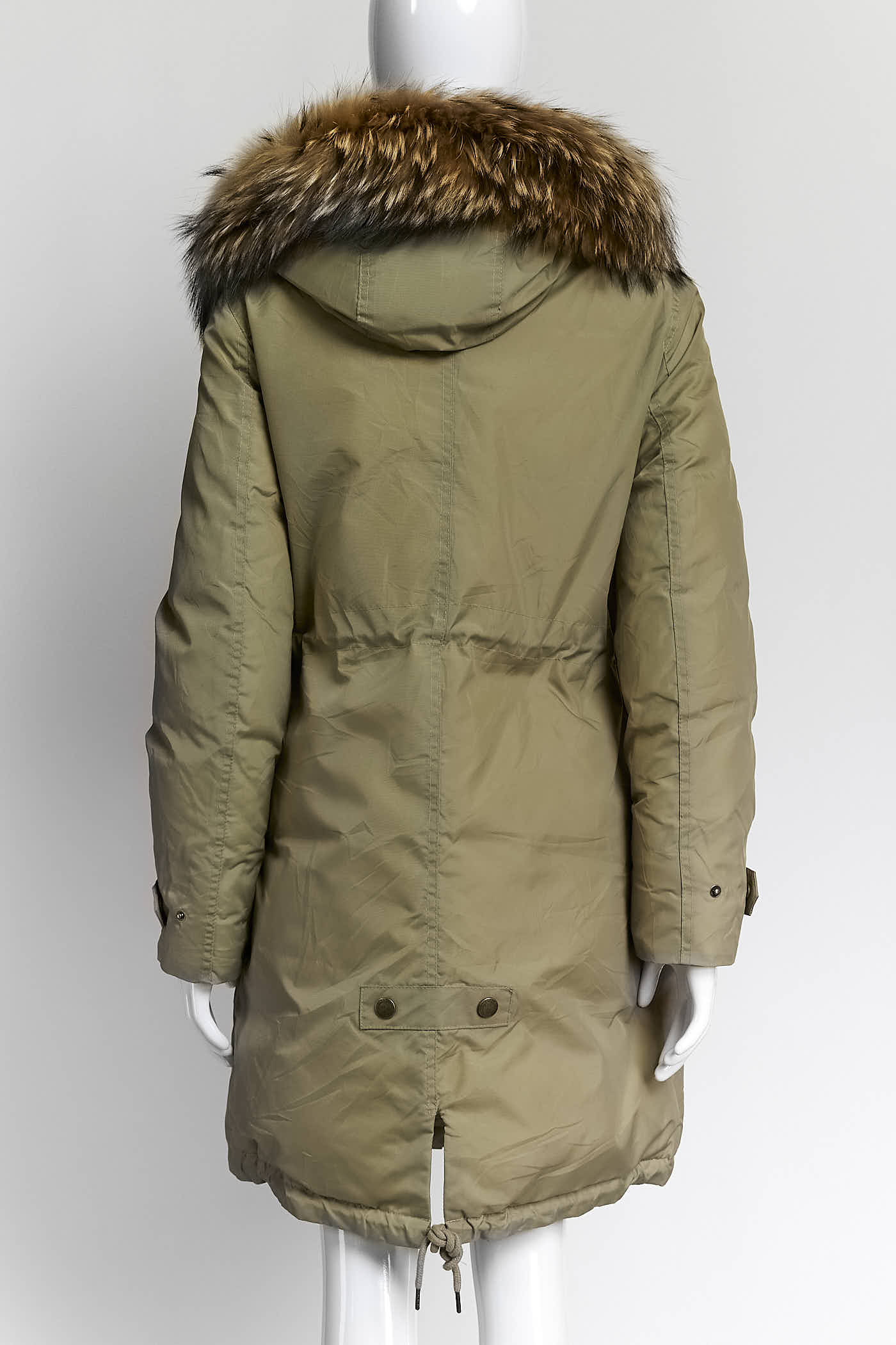 Burberry Khaki Down Jacket M