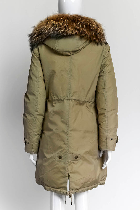 Burberry Khaki Down Jacket M