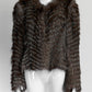 Burberry Silver Fox Fur Jacket 42
