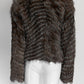 Burberry Silver Fox Fur Jacket 42