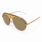 CHRISTIAN DIOR REVOLUTION 2 GOLDEN METAL SUNGLASSES