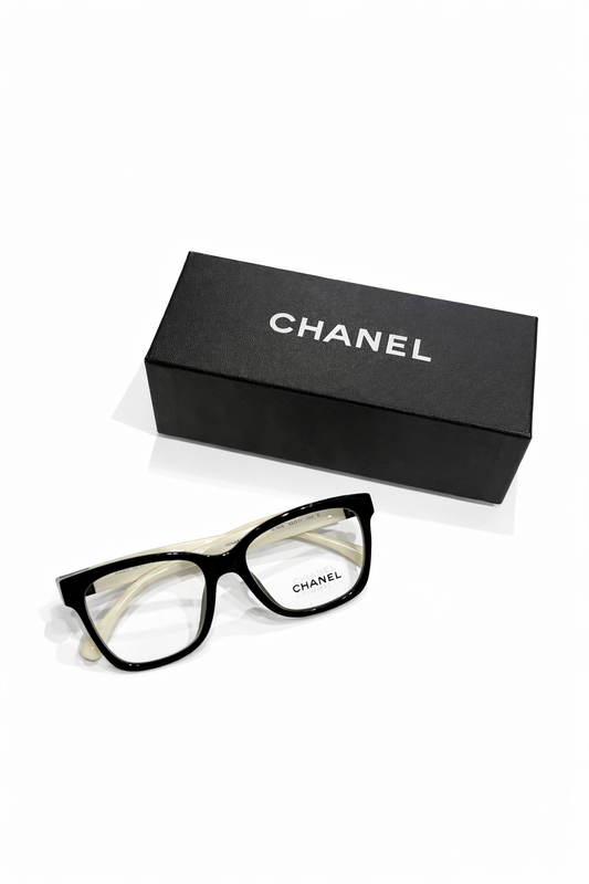 CHANEL TWO TONE SQUARE EYEGLASSES