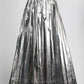 CALVIN KLEIN Metallic Pleated Skirt 8