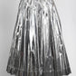 CALVIN KLEIN Metallic Pleated Skirt 8