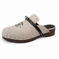 HERMES CARLOTTA CANVAS MULES - SIZE 41