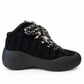 CHANEL INTERLOCKING CC LOGO TWEED SNOW BOOTS - SIZE 38.5