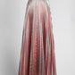 CEDRIC CHARLIER Metallic Pink Pleated Skirt 40