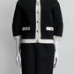 CHANEL 2013 Spring Summer Black and White Balloon Jacket/Dress Set 34
