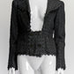 CHANEL Black Tweed Blazer