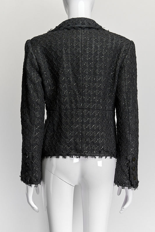 CHANEL Black Tweed Blazer