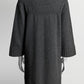CHANEL Grey Quilted pocket Sweater Dress 36