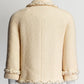CHANEL Ivory Wool Tweed Jacket 2007