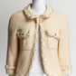 CHANEL Ivory Wool Tweed Jacket 2007